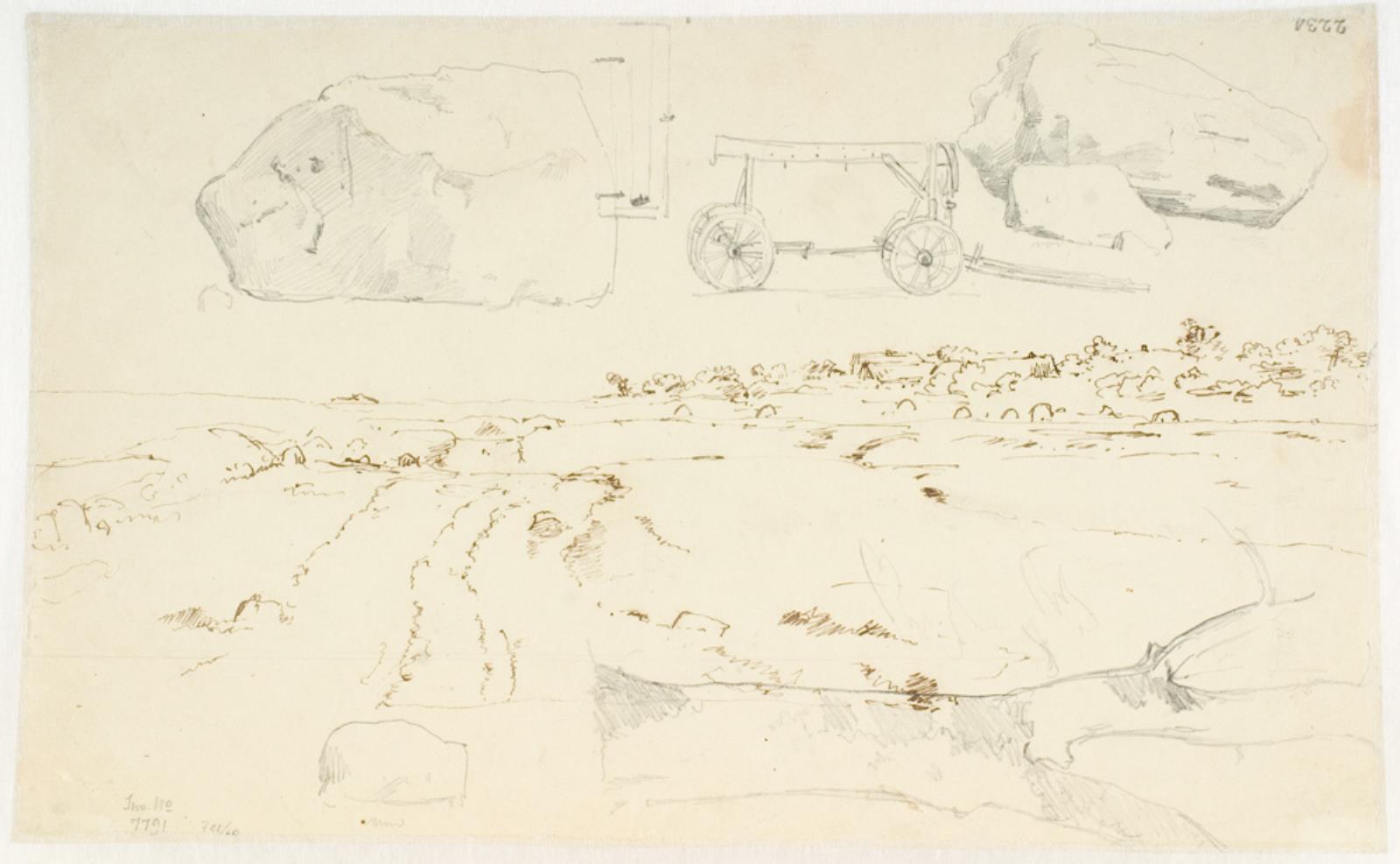 Dankvart Dreyer, Landskabsudkast m.m.