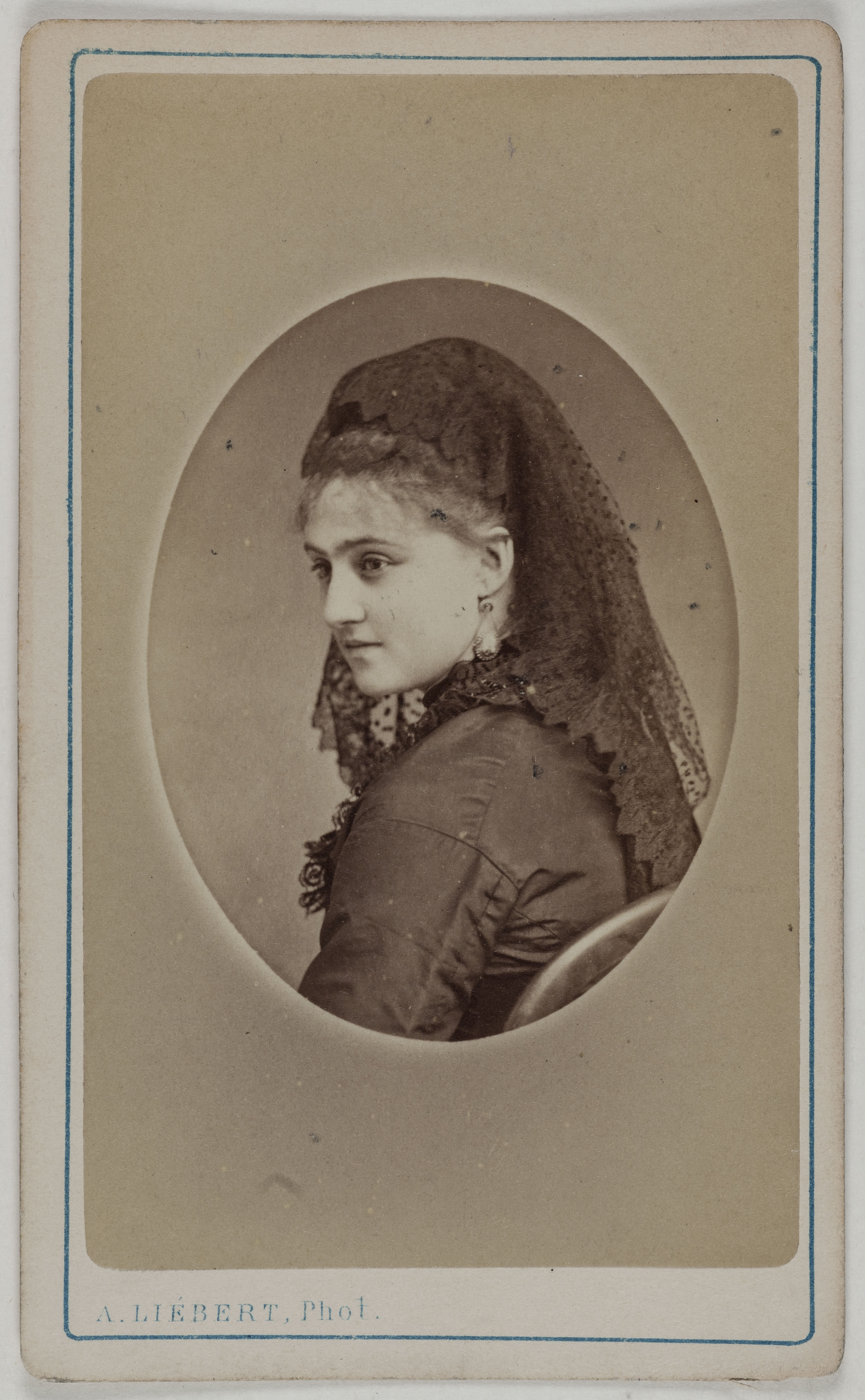 Alphonse Liébert, Portrait de Deligny Berthe, (actrice)