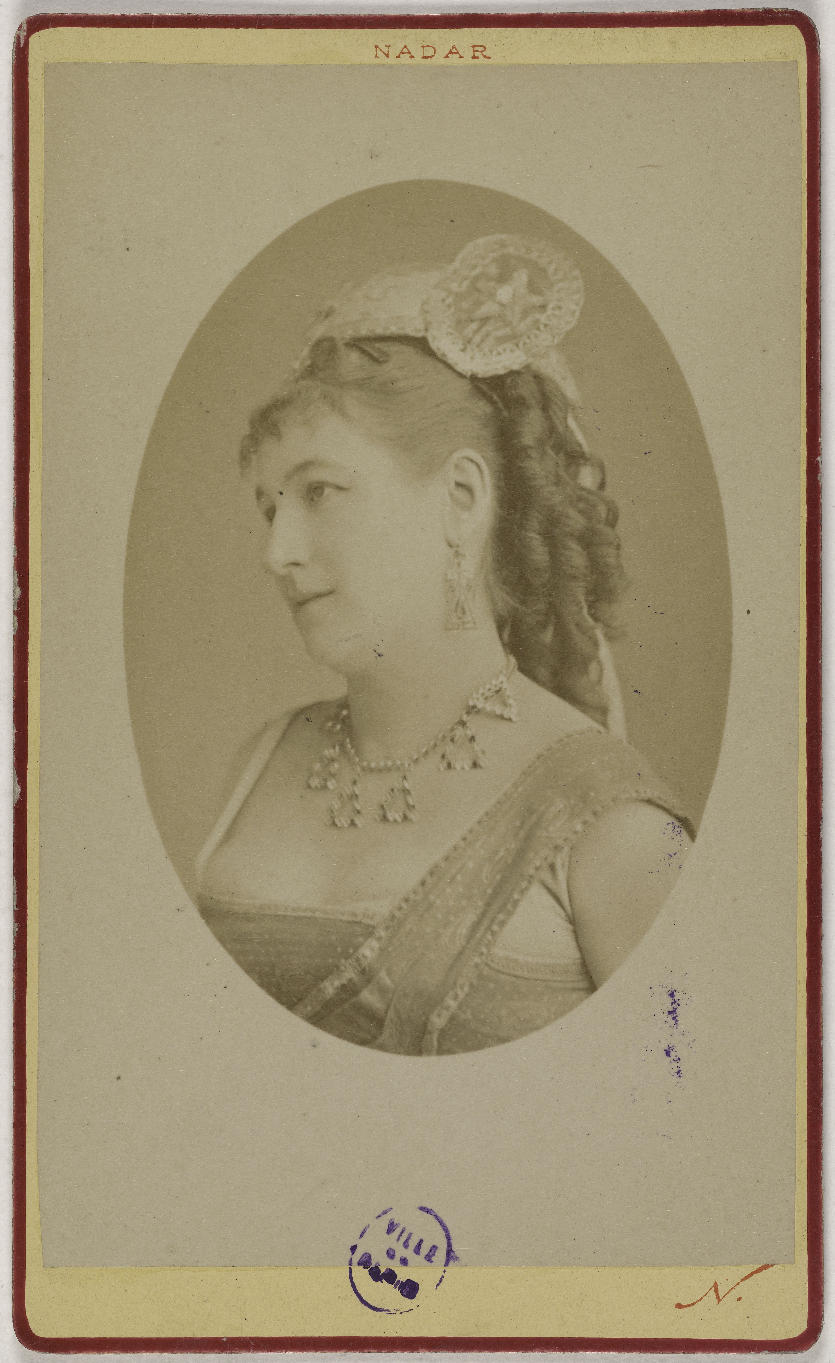 Atelier Nadar, Portrait de Juliette Darcourt (ou d'Harcourt) (1860-1920), (actrice)