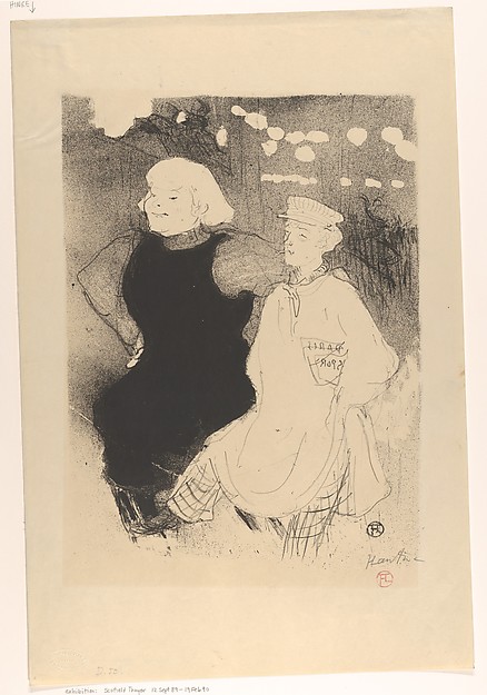 Henri de Toulouse-Lautrec, At the Moulin Rouge:  The Franco-Russian Alliance