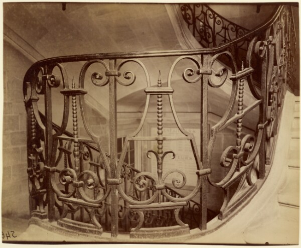 Eugène Atget, Staircase, rue Saint-Jacques 254