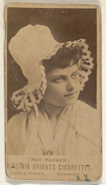 Allen & Ginter, Ray Parker, from the Actors and Actresses series (N45, Type 1) for Virginia Brights Cigarettes