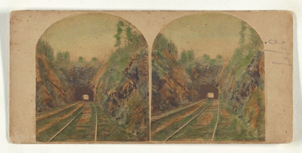 New York Stereoscopic Company, Tunnel on the Hudson River Railroad, Between Garrison's and Cold Spring.