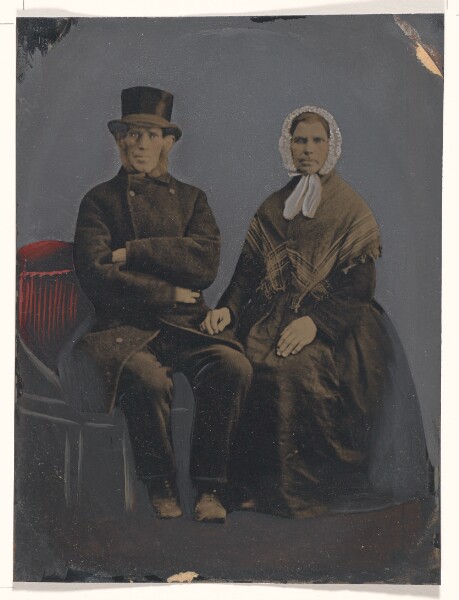 Unknown, [Portrait of seated couple]