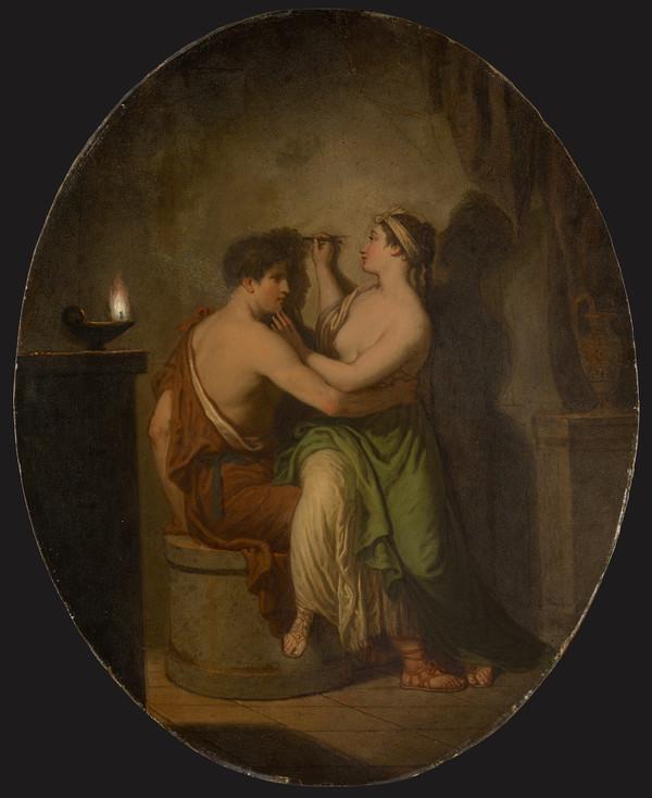 David Allan, The Origin of Painting ('The Maid of Corinth')