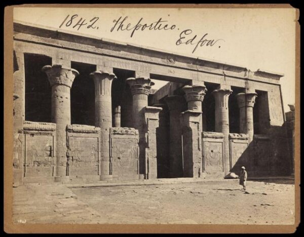 Francis Frith, The Portico.  Edfou