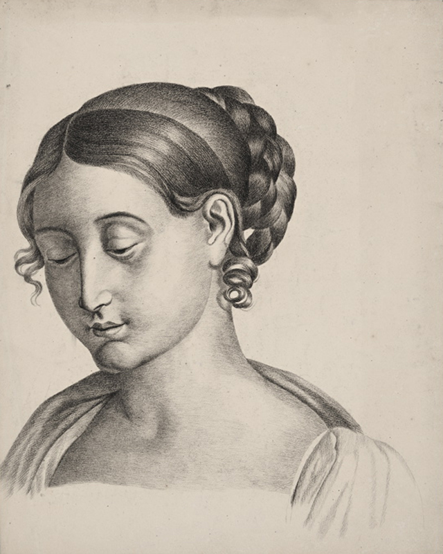 Henriette von (author) Helffreich, Portrait of a woman