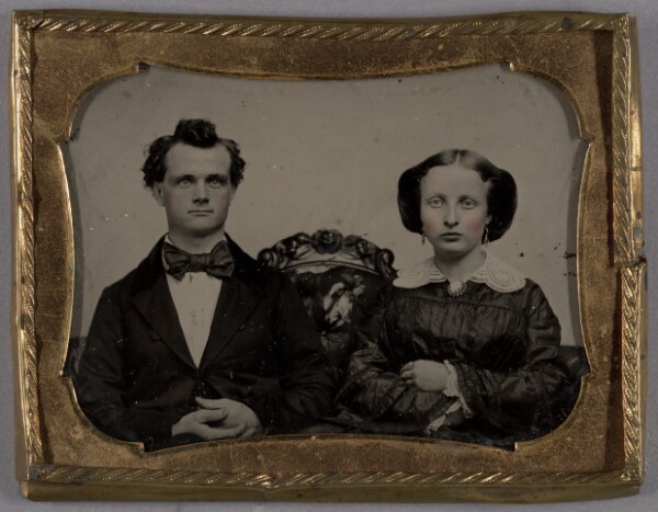Unknown, [Portrait of a Seated Couple]