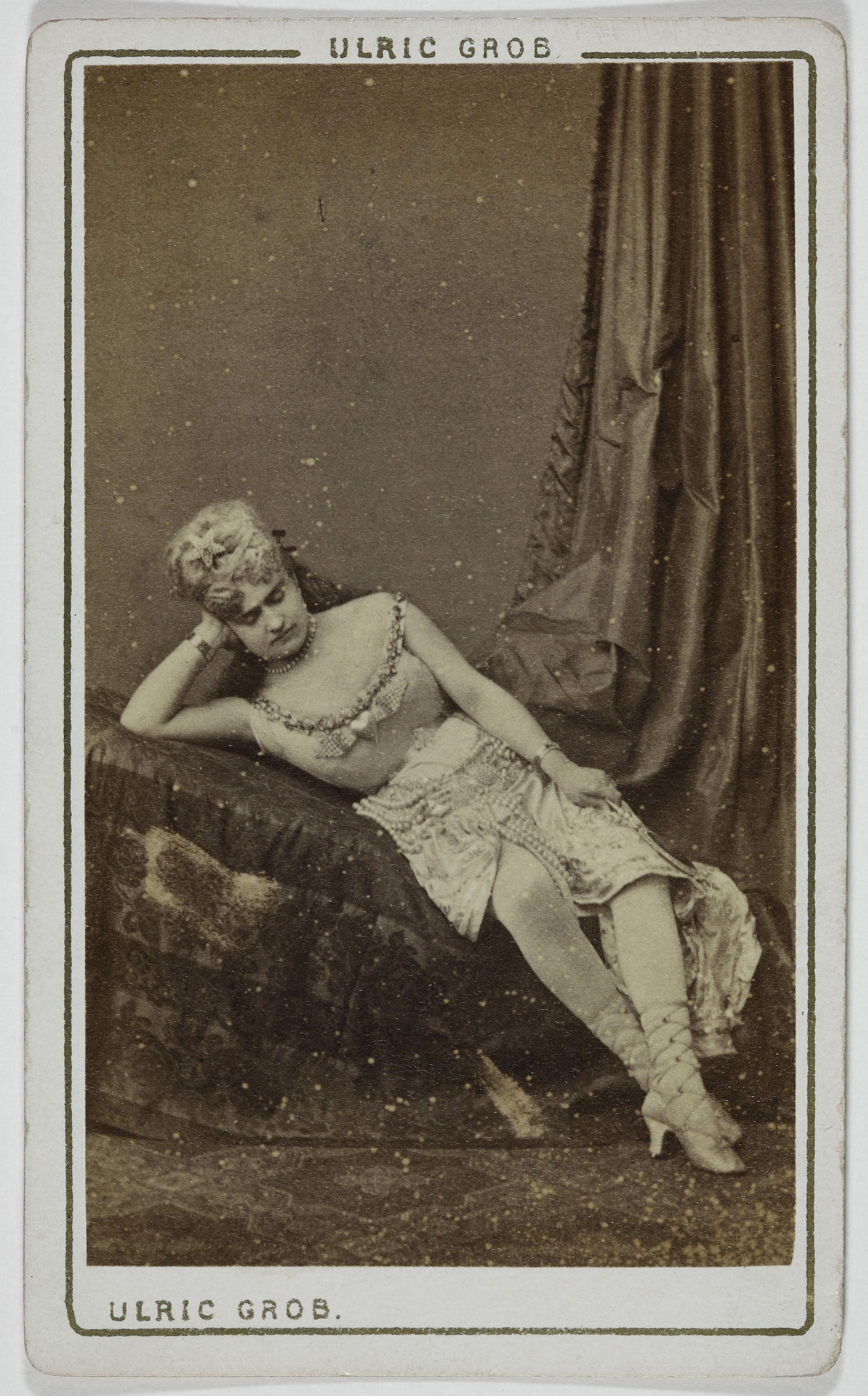 Ulric Grob, Portrait d'Angèle, (actrice)