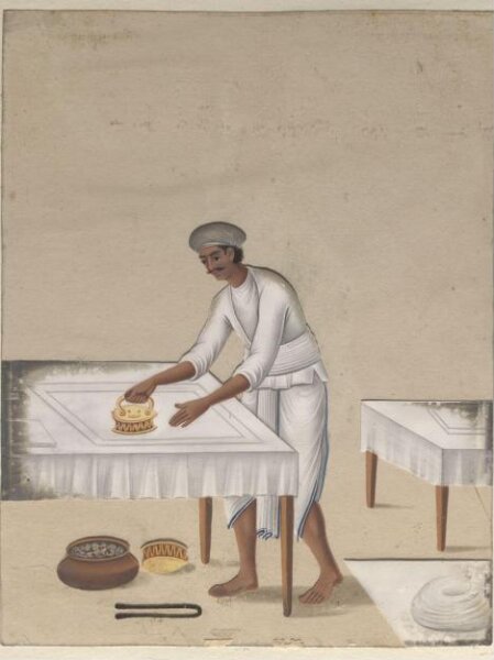 Unknown, One of Seventeen paintings of domestic servants and tradesmen