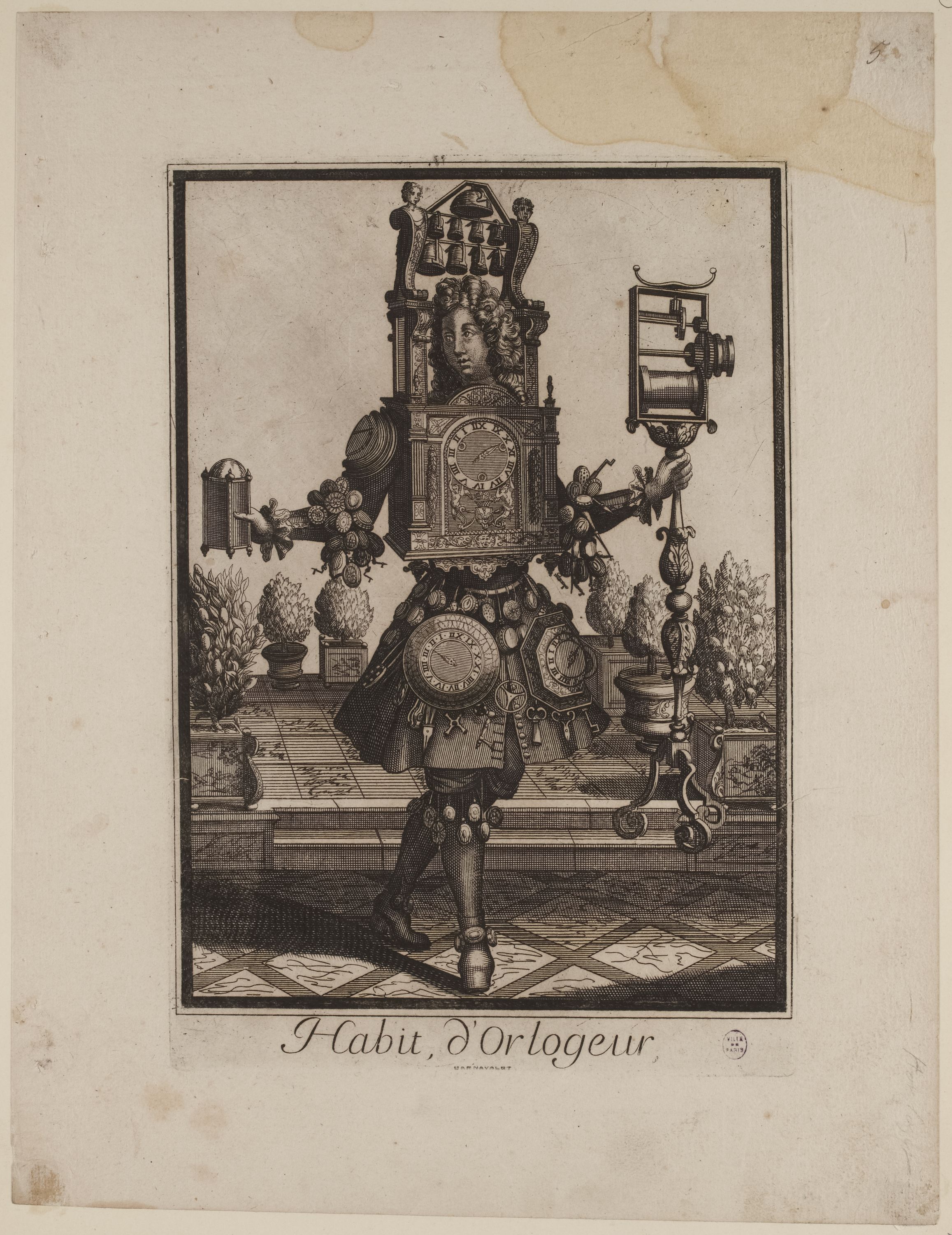 Anonyme, Habit d'orlogeur