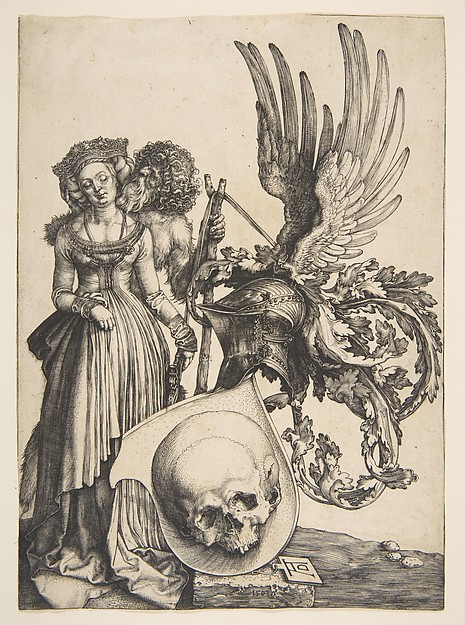 Albrecht Dürer, Coat of Arms with a Skull