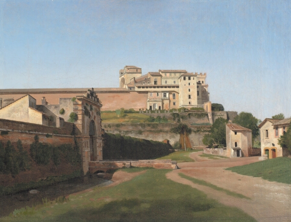C.W. Eckersberg, Porta Angelica og en del af Vatikanet