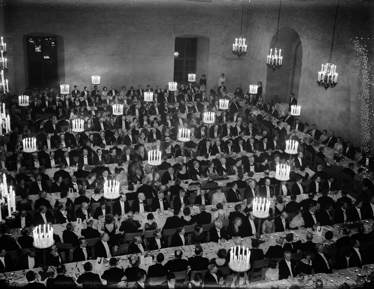 Paul Sandberg, Svenska Turistföreningens 50-årsjubileum - den stora banketten i Rikssalen, Uppsala slott, Uppsala 1935