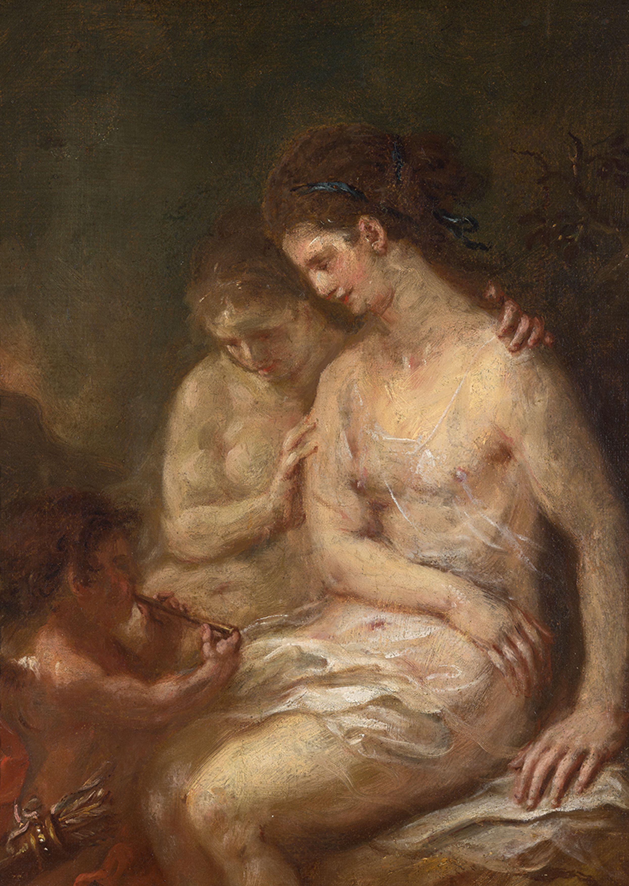 Martin Johann Schmidt, Zwei Nymphen mit Amor