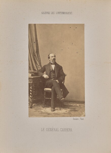 André Adolphe-Eugène Disdéri, Le général Cabrera