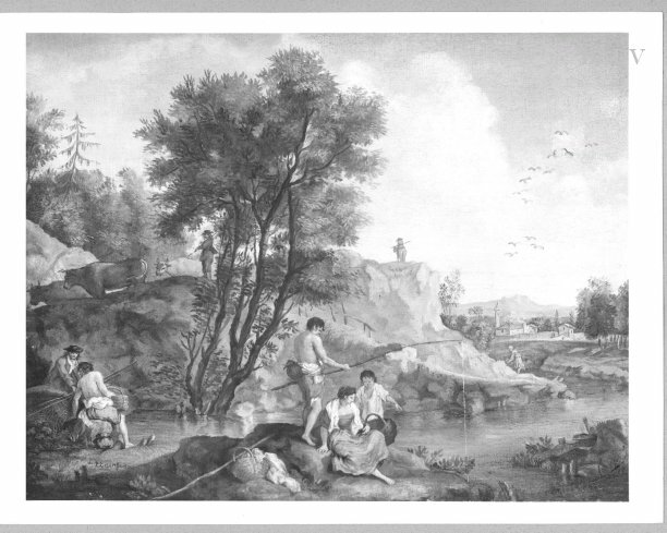 Francesco Zuccarelli, Landscap with fishermen and shepherds