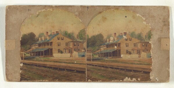 New York Stereoscopic Company, The Relay House. At the junction of the Baltimore & Ohio R.R. and the Washington Branch. Nine miles from Baltimore.