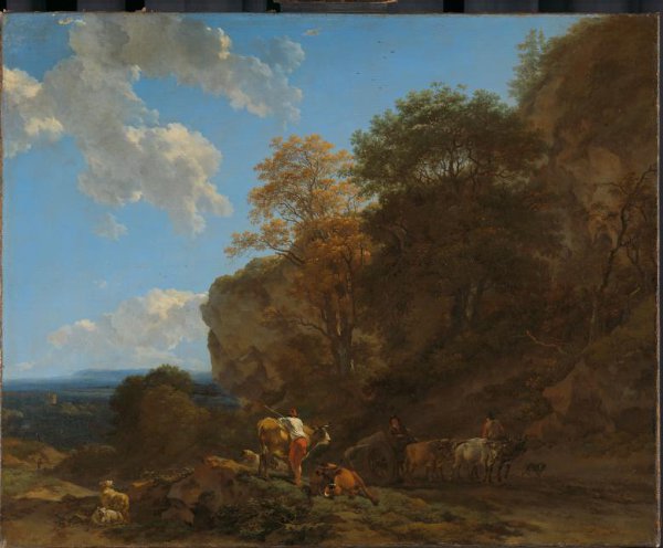 Nicolaes Pietersz Berchem, Italiaans landschap