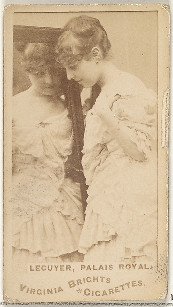 Allen & Ginter, Lecuyer, Palais Royal, from the Actors and Actresses series (N45, Type 1) for Virginia Brights Cigarettes