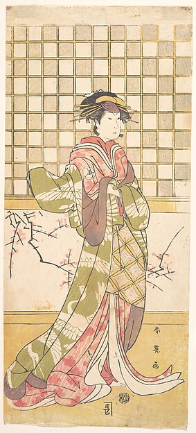 Katsukawa Shun'ei 勝川春英, An Actor of the Iwai Clan as a Woman