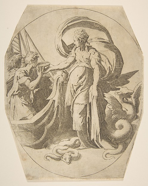 Giulio Bonasone, Circe and the Companions of Ulysses