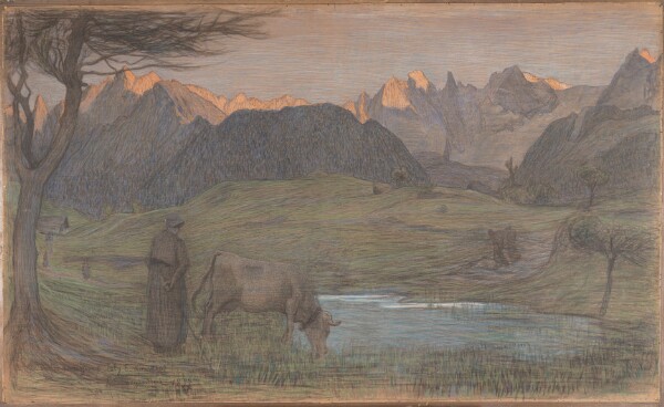Giovanni Segantini, Study for "La Vita"