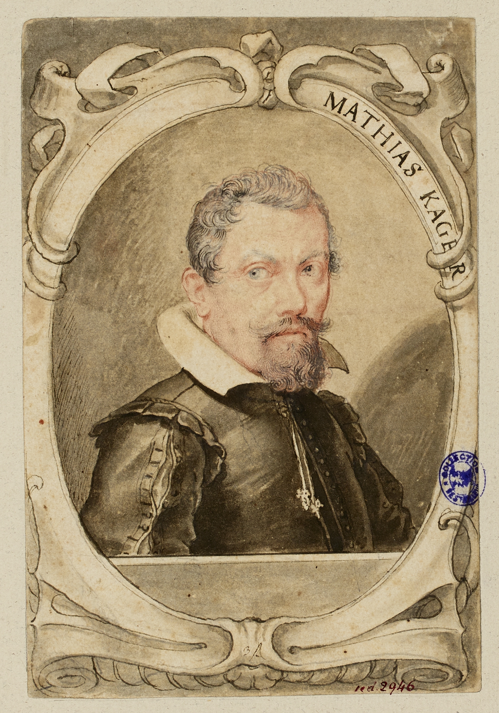 Anonyme, Portrait de Mathias Kager