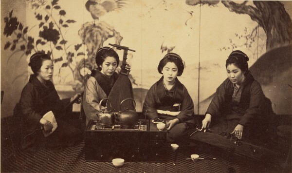 Felice Beato, [Japanese Musical Party]