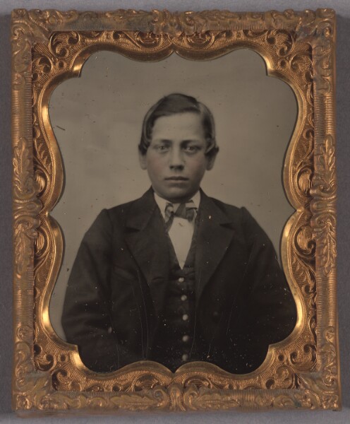 Unknown, [Portrait of a Seated Boy]