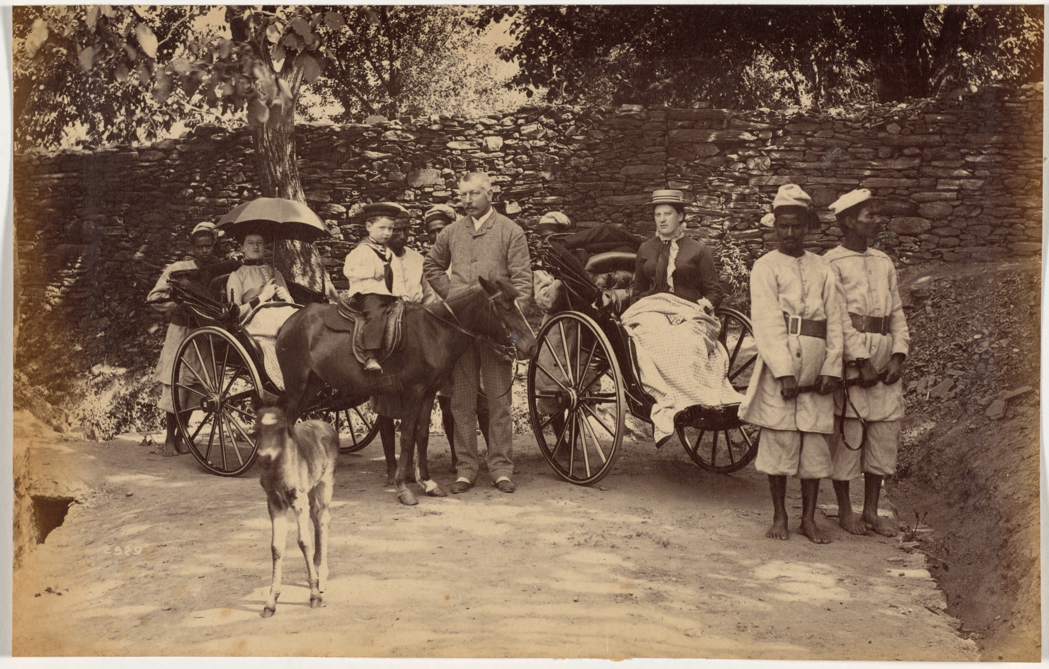 Raja Deen Dayal, Colonel F. G. Oldham, Shimla