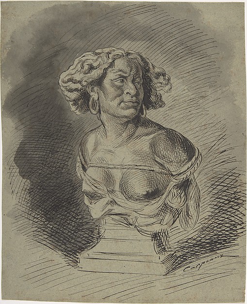 Jean-Baptiste Carpeaux, Study related to "Why Born Enslaved!"