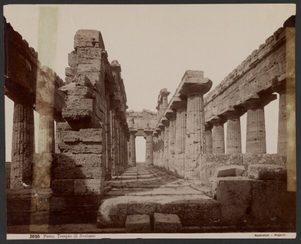 Giorgio Sommer, Temple of Neptune, Paestum