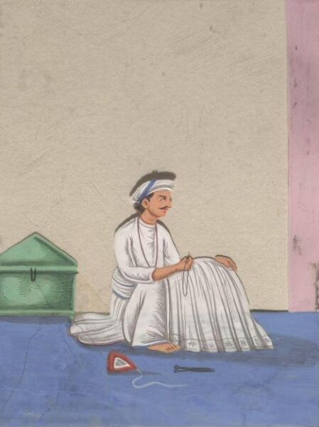Unknown, One of seventeen paintings of occupations, especially domestic servants.