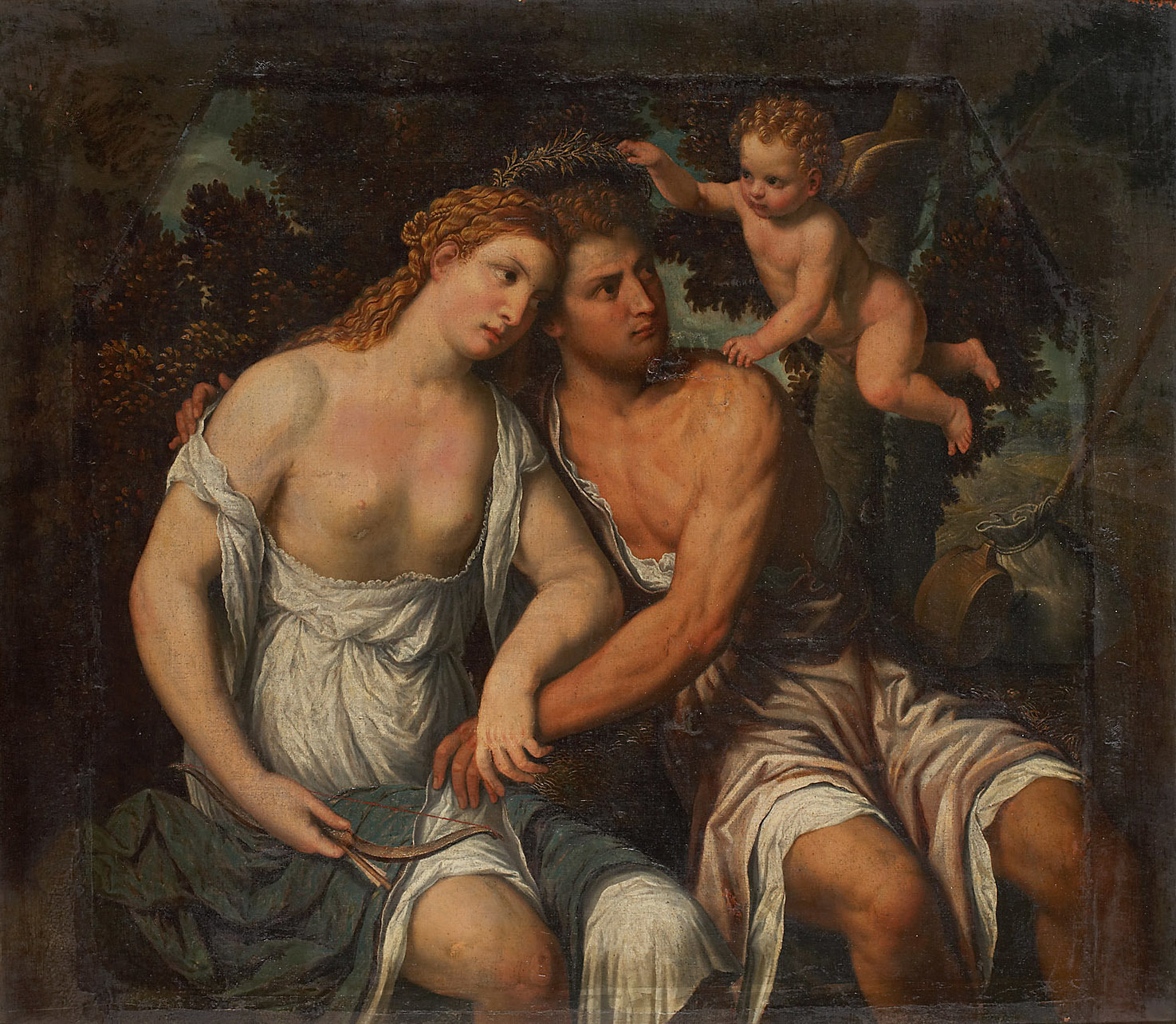 Paris Bordone, Venus and Adonis