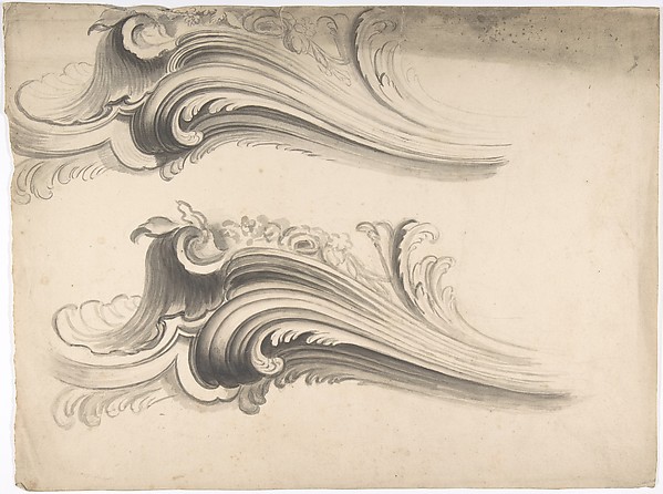 Anonymous, British, 19th century, Designs for Foliate Ornament