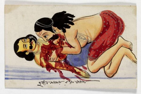 Unknown, Bhima and Duhshashana