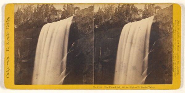 John P. Soule, The Vernal Fall, 350 feet high. - Yo Semite Valley.