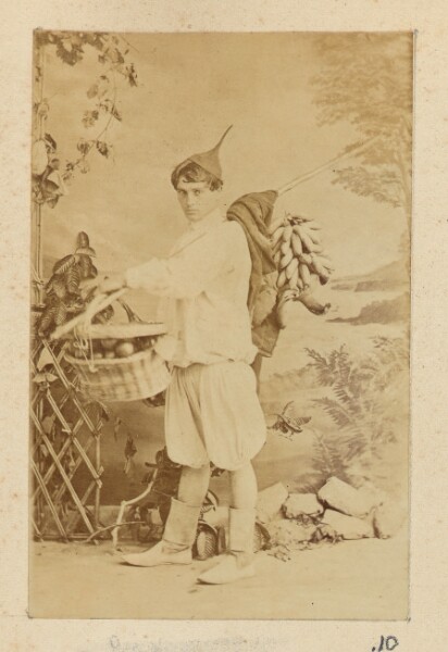 Unknown, [Portrait of a young man in traditional dress]