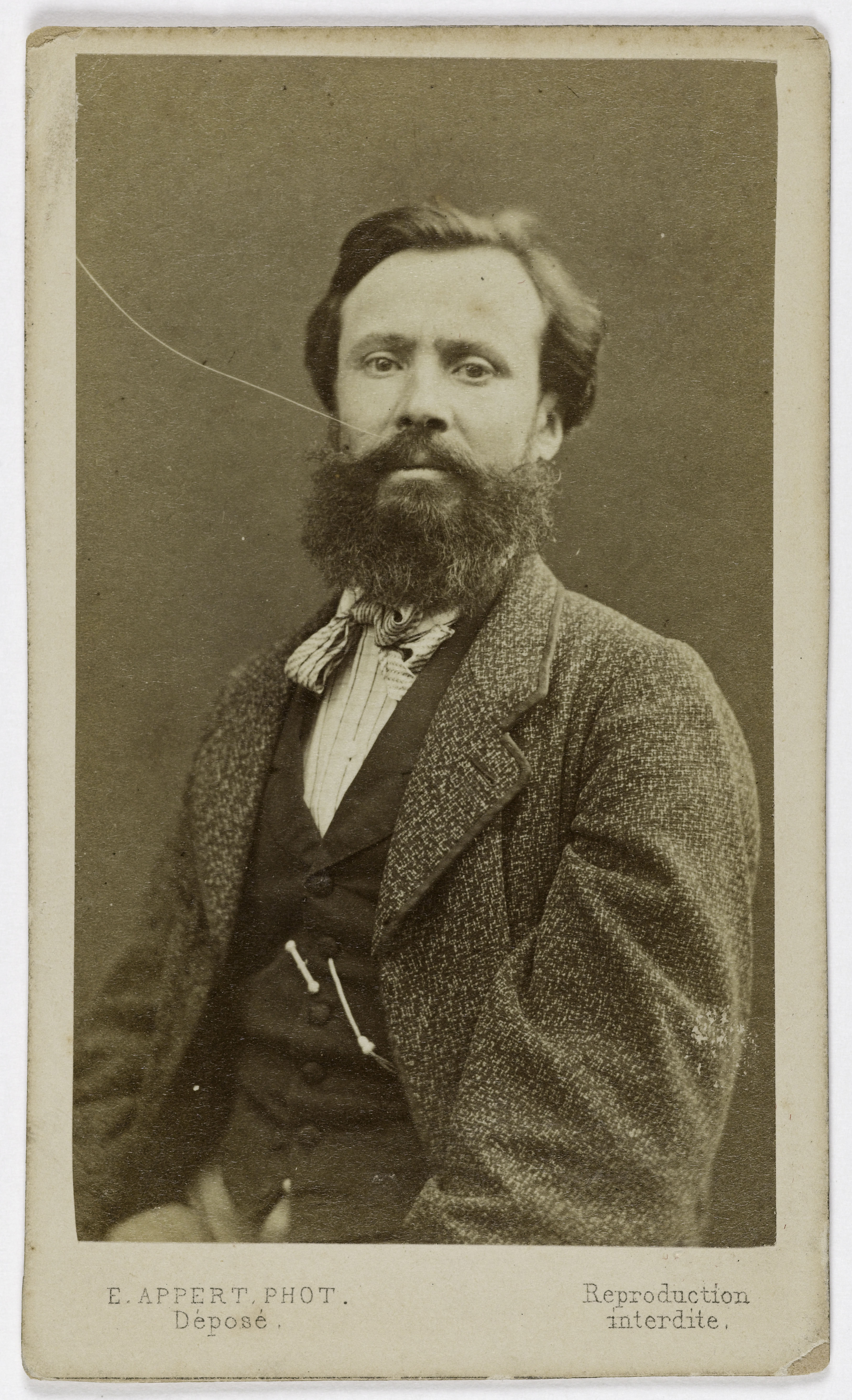 Ernest Charles Appert, Portrait de Clovis Drain (membre de la Commune)