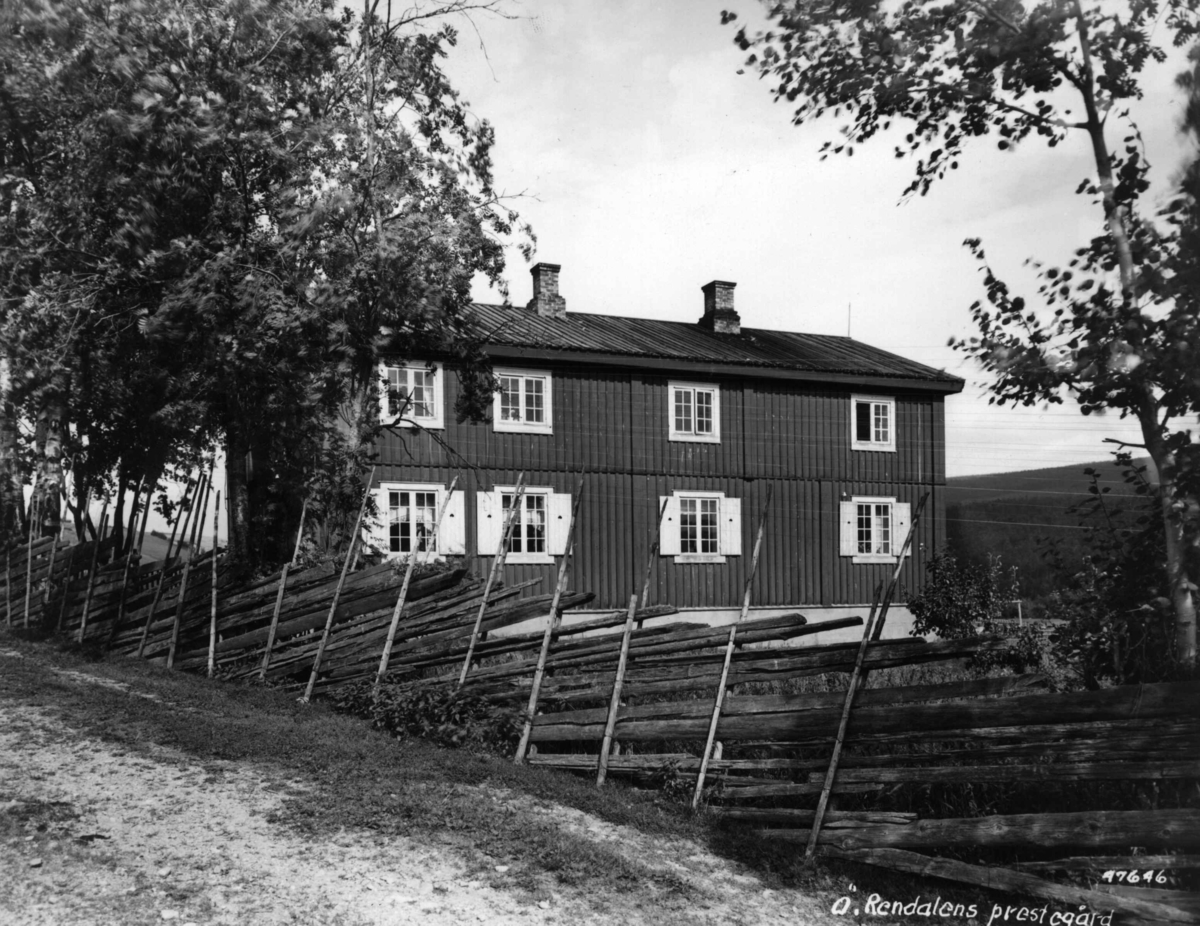 Anders Beer Wilse, Rendalens Prestegård