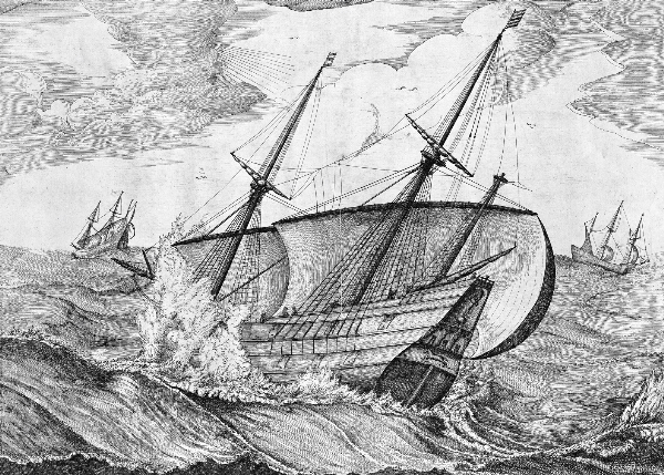 Salomon Savery, Et ældre skib i høj sø