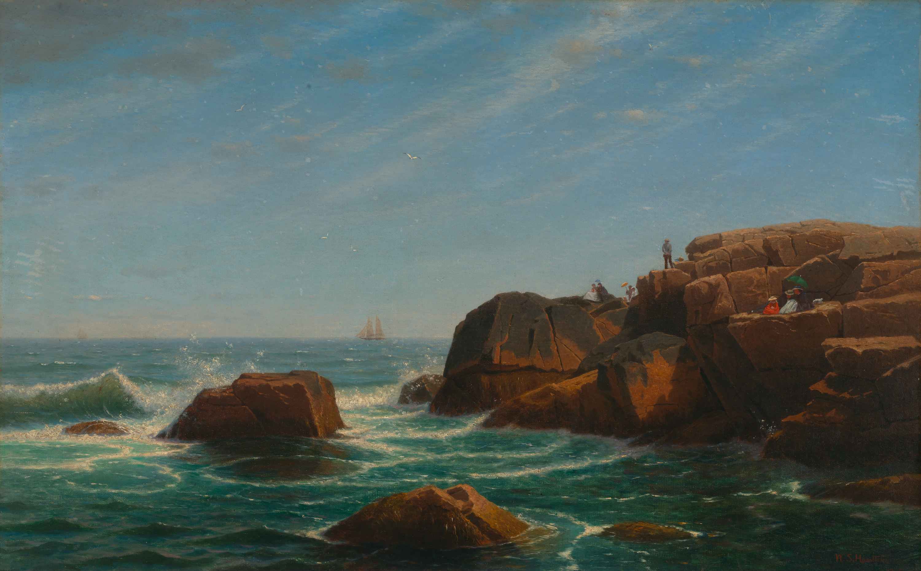 William Stanley Haseltine, Castle Rock, Nahant
