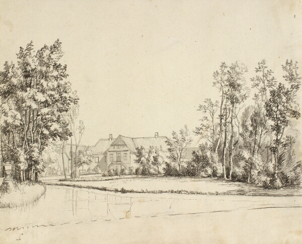 C.W. Eckersberg, Sanderumgaard set fra haven