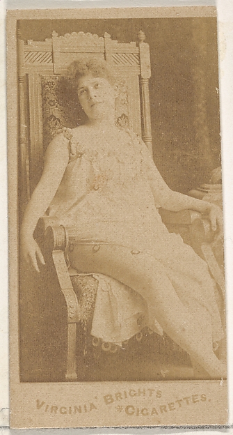 Allen & Ginter, From the Actors and Actresses series (N45, Type 4) for Virginia Brights Cigarettes