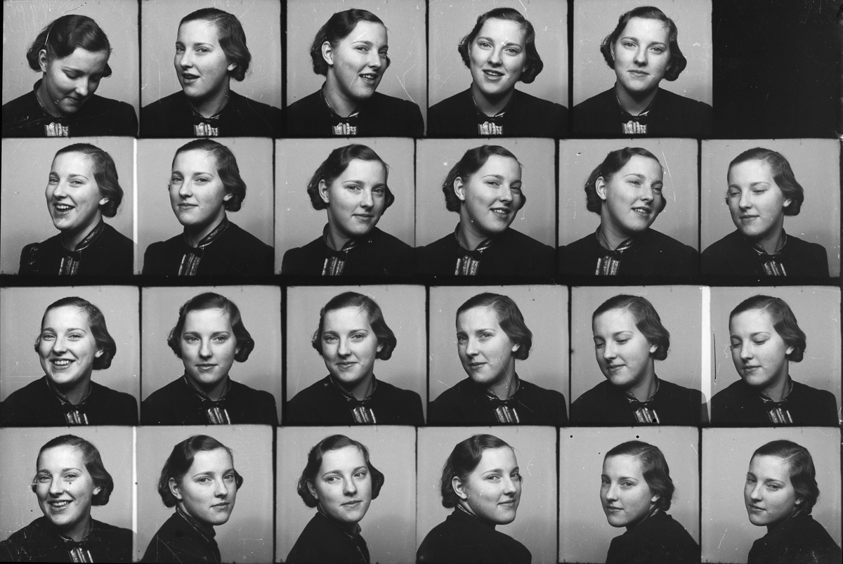 Skötsner-Edhlund, Ateljé Portrait - Woman, Östhammar, Uppland