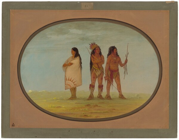 George Catlin, Three Navaho Indians