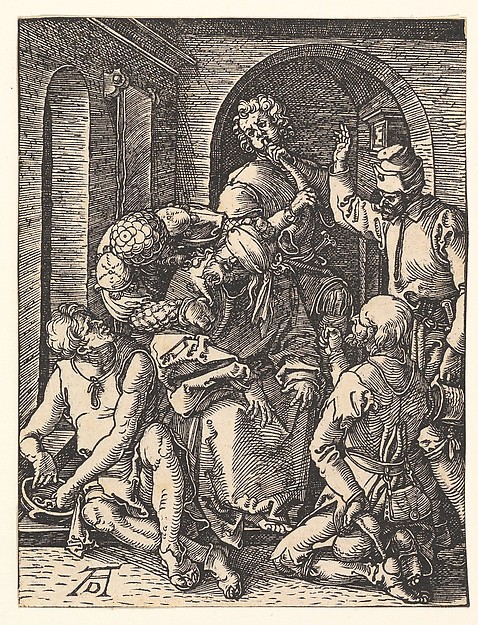 Albrecht Dürer, The Mocking of Christ, from "The Small Passion"