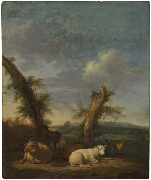 Adriaen van de Velde, Landskap med sovande herde