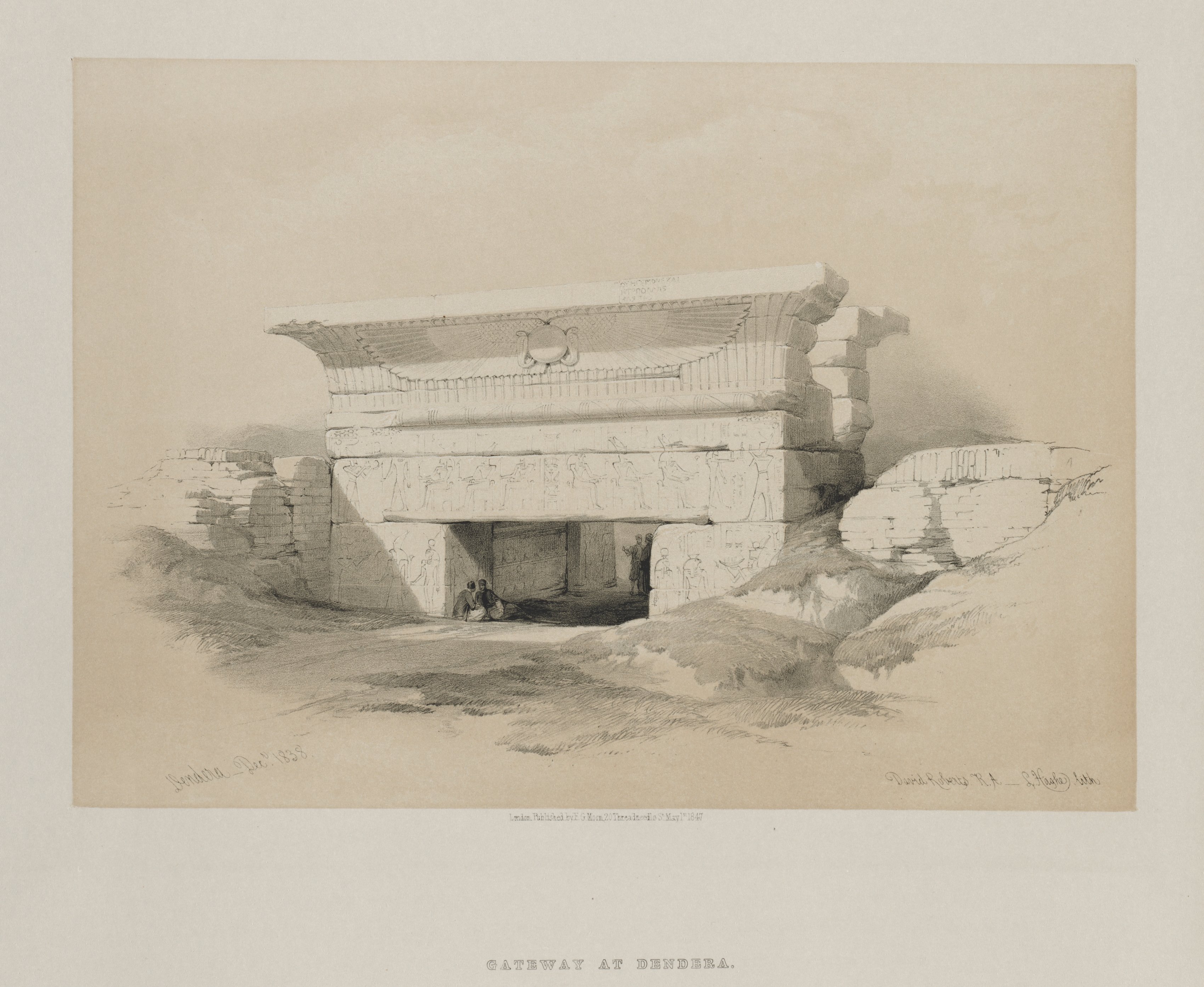 Louis Haghe, Egypt and Nubia, Volume I: Dendera